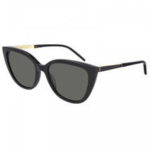 SAINT LAURENT SLM70 002 Black 55-18-145 Sunglasses New Authentic - £200.34 GBP