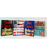 Tom Clancy 4 Novels Book - Lot of 4  (All 1st Editions/1st Printings) - ... - £11.82 GBP
