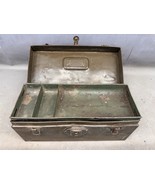 Antique Kennedy Kits Bighorn Tool Tackle Box w/Tray Vintage Primitive De... - $24.62