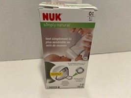 Nuk Simply Natural Baby Bottles 5 oz 1 bottle 0+ slow flow New in Box - £3.48 GBP