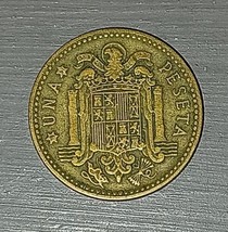 1947 Spanish One (1) Peseta &quot;Francisco Franco&quot; Coin - $3.83 CAD
