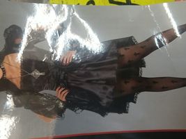 Dark Side Jacket Gothic Black Fancy Dress Up Halloween Adult Costume Accessory - £14.34 GBP