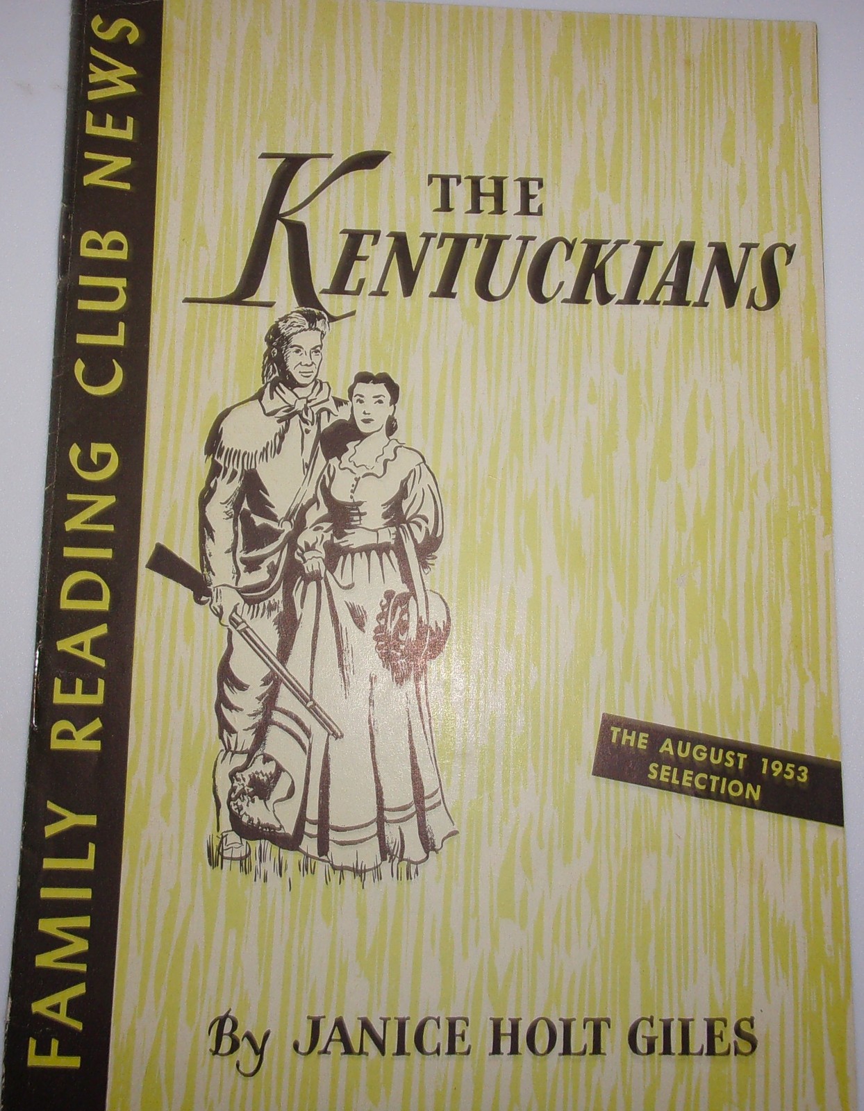 Vintage Family Reading Club News The Kentuckian Aug 1953 Selection - $1.99