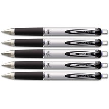 Uni-Ball Impact Retractable Gel Ink Pen, Blue Ink, 5 Pens (65871) - £22.72 GBP