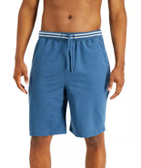 Club Room Hawthorne Striped-Waist Pajama Shorts in Blue-Size Large - $46.53 CAD