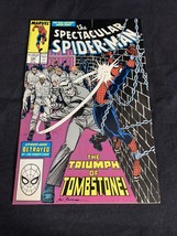 Marvel Comics The Spectacular Spider-Man #155 Oct 1989 Comic Book KG Tombstone - $11.88