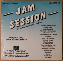 Jam Session For Instrumentalists &amp; Vocalists Jamey Aebersold Vol. 34 2 L... - £10.67 GBP