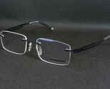 SELECTRA SEL5586 col. 3 BLACK EYEGLASSES GLASSES RIMLESS METAL 52-18-140mm - $76.82