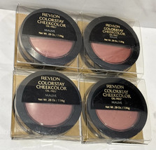 4 Revlon Colorstay Cheekcolor Blush Oil-Free - Mauve - 0.28oz - £19.32 GBP