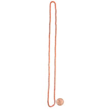 Vintage Dyed Coral Bead Strand Necklace - £177.96 GBP