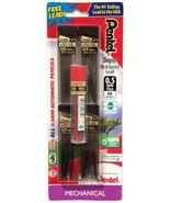 NEW Pentel Super Hi-Polymer 0.5mm C25-HB Lead Pencil Refills 4-Pack + Bo... - £7.74 GBP