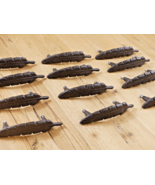 12 Drawer Pulls W/ Screws Handles Knobs Rustic Feather Cast Iron Kitchen... - $529.91 MXN