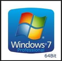 Genuine Windows 7 Professional Pro Coa License + 64 Bit Install Dvd - £10.07 GBP