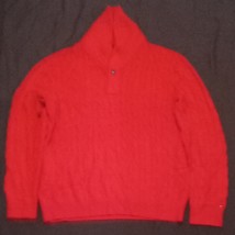 Pre- Owned Men’s Red Tommy Hilfiger Pullover Sweater (XXL) - £21.36 GBP