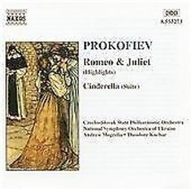 Sergei Prokofiev : Romeo &amp; Juliet (Highlights) &amp; Cinderella Suite CD (1996) Pre- - £11.36 GBP