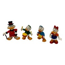 Bully Disney PVC Figure Lot 4 Uncle Scrooge McDuck Louie Huey Daisy Duck Vintage - £24.16 GBP