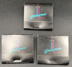 3 Stratosphere Hotel Casino Matchbook Las Vegas NV Nevada Full 30 Unstruck - £9.59 GBP