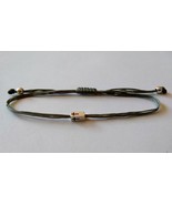 Handmade gray string adjustable Cross bracelet women Christian Religious... - $6.44