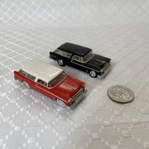 Two 1955 55 CHEVY CHEVROLET NOMAD WAGON PROJECT 1:64 SCALE - $18.44