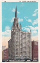 The Chicago Temple Home of the First Methodist Church Illinois IL Postcard D53 - £2.15 GBP