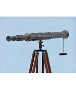 Nauticalmart Floor Standing Oil Rubbed Bronze Leather Admiral Vintage Te... - $187.11