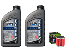 Bel-Ray 10W-40 ATV/SxS &amp; HF141 Oil Filter Change For 04-06 Yamaha YFZ450 YFZ 450 - £31.89 GBP