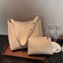 Hot sale women handbag 2 piece/set large capacity shoulder bags high quality PU  - £51.05 GBP