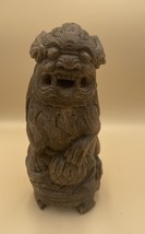 Antique Chinese Hand Carved Bamboo Foo Dog 9” - $150.00