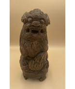 Antique Chinese Hand Carved Bamboo Foo Dog 9” - $2,823.54 MXN
