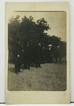 RPPC Group of Victorians out for Stroll c1915 Postcard H15 - $4.95
