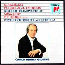 Carlo Maria Giulini CD Mussorgsky Pictures at Exhibition / Stravinsky Firebird - £9.67 GBP