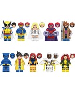 10pcs Marvel X-Men Rogue Storm Gambit Jubilee Cyclops Magneto Minifigures Set - £19.13 GBP