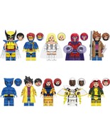 10pcs Marvel X-Men Rogue Storm Gambit Jubilee Cyclops Magneto Minifigure... - £19.13 GBP