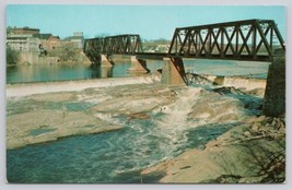 Postcard Ticonic Falls Waterville Maine - £4.28 GBP