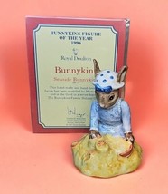 Royal Doulton Bunnykins Seaside DB177 1998 Figure of the Year Signed Cer... - $89.09