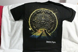 Aztec Calendar Sun Stone Mayan Pyramid Mexico Brown Pride T-SHIRT Shirt - £8.85 GBP+
