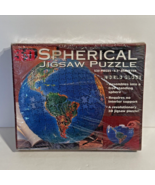 Vintage 1995 -3d Spherical Jigsaw Puzzle World Globe 530 Piece Puzzle NE... - $16.44