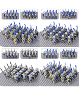 Kingdom Castle Knights Infantry Army Set A Collectible Mini Brick Figure... - $456.33 MXN+