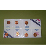 1982PD UNC LINCOLN CENTS ALL 7 VARIETIES  - $10.77 CAD