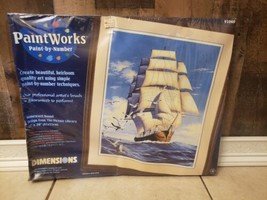 1998 Homeward Bound Sailing Ship Dimensions Paintworks Paint By Number Kit 91040 - £44.16 GBP