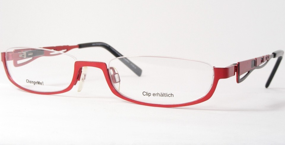 ChangeMe! 1830-1 8194-3 Candy Red /Black UNIQUE EYEGLASSES 50-18-135mm G... - $163.91 CAD