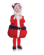 Underwraps Baby Santa Costume, Red/White/Black, Medium - £78.36 GBP