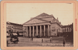c1900 Bruxelles Brussels 1856 Royal Theater Photo Cabinet Card Photograp... - £15.89 GBP