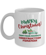 Christmas Mug From Construction Foreman - Merry Christmas 2 From Your Fa... - £12.02 GBP