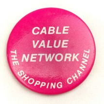 The Shopping Network Cable Value Network Vintage Pin Button Pinback - $12.49