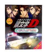 INITIAL D COMPLETE Stage 1-6 +3 Movie +3 Extra Stage +3 Battle +CD OST Anime DVD - $49.54