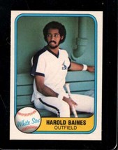 1981 Fleer #346 Harold Baines Nm (Rc) White Sox Hof *X108572 - £7.11 GBP