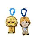 McDonalds Toy  2019 Star Wars Luk e Skywater  and C-3PO 3.5 inches high Lot - £10.11 GBP