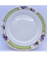 Nippon Porcelain Saucer ~ Hand Painted ~ Flower Pattern ~ Made in Japan - $9.12 CAD