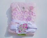Carolina Baby South Carolina Flag Deluxe Plush Baby Girls Pink Embroider... - $18.88